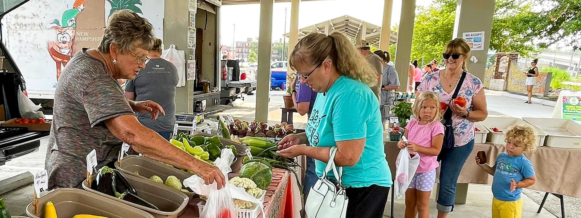 The Farmer's Market in Atchison, Kansas
