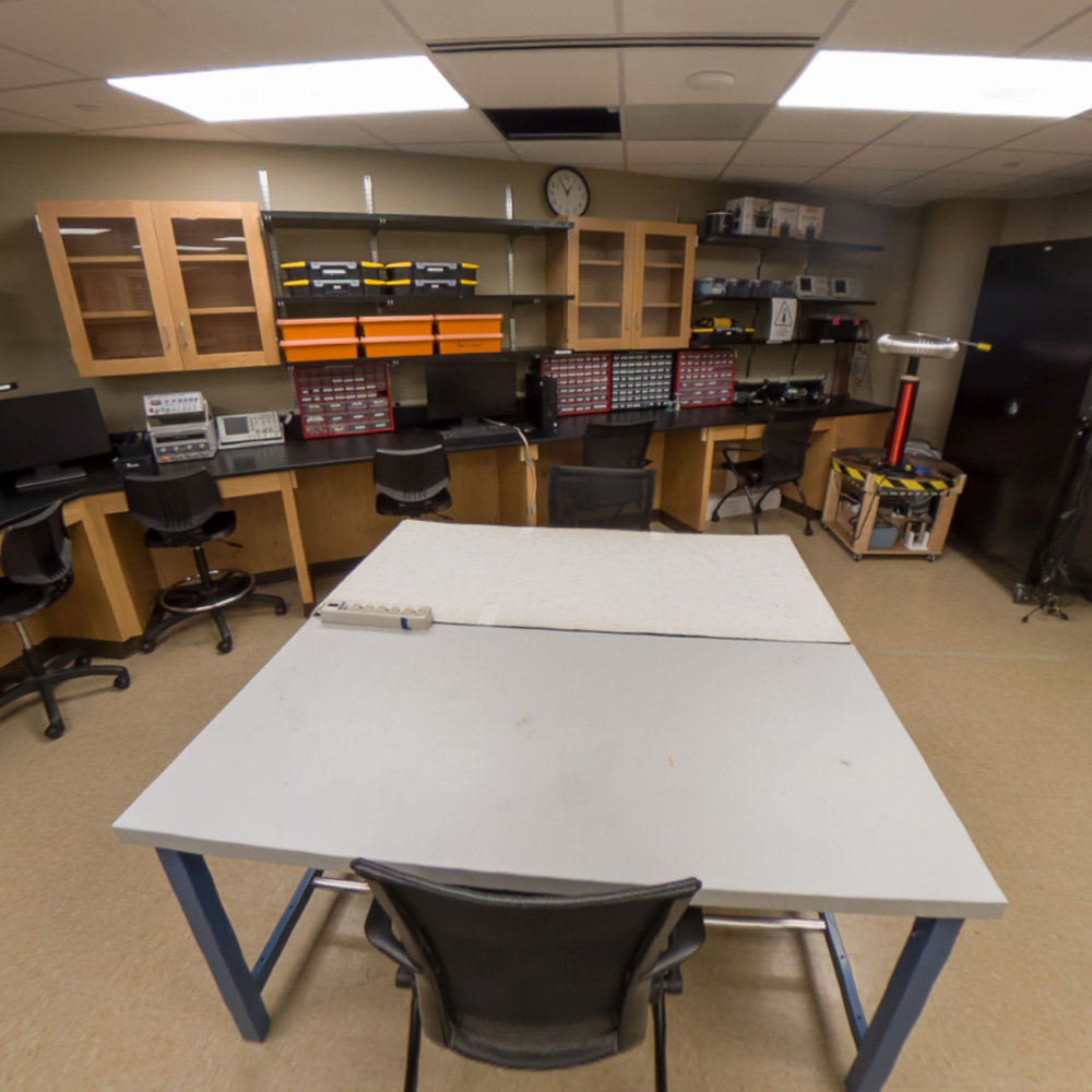 An electronics lab