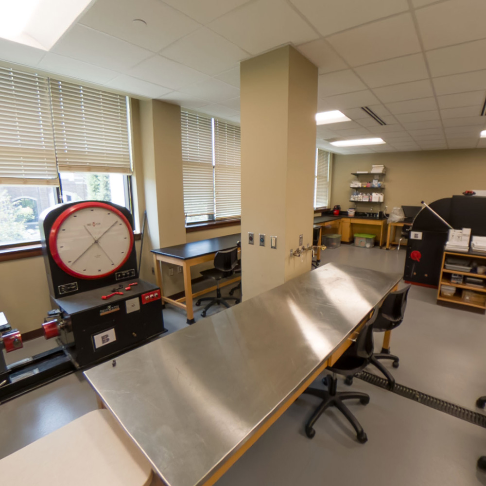 An engineering lab space