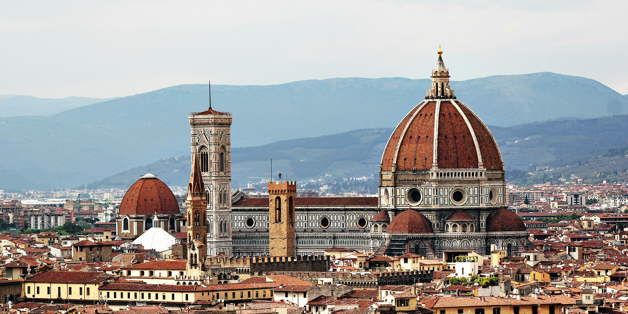 A view of the Duomo in Florence, Italy