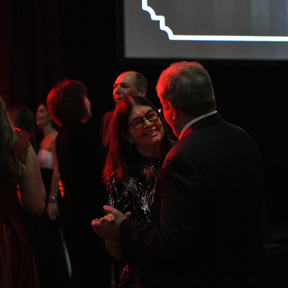Attendees at the Scholarship Ball dancing
